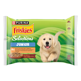 Hrană umedă pentru câine junior Mix Friskies