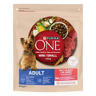 Hrană uscată pentru câini cu vită şi orez PURINA ONE