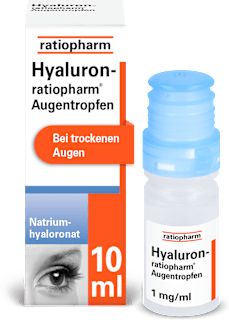 Hyaluron-ratiopharm® Augentropfen Natriumhyaluronat 1 mg/ml ratiopharm