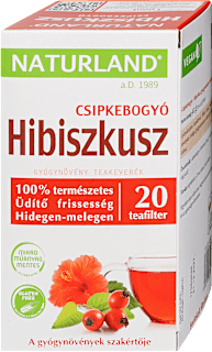 Hibiszkusz-csipkebogyó tea, 20 filter NATURLAND