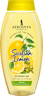 Oljni gel za tuširanje Sicilian Lemon AFRODITA