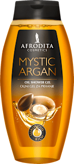 Oljni gel za tuširanje Mystic Argan AFRODITA