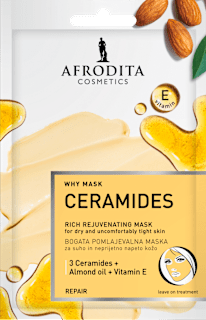 Pomlajevalna maska za obraz Why Mask Ceramides AFRODITA