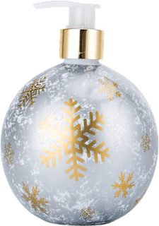 Sapone liquido Palla di Natale cristalli d'oro simplepleasures