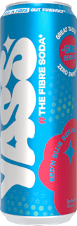 Prebiotická sóda Red'N Blue Berries s príchuťou bobuľového ovocia YASS