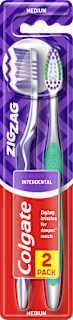 Fogkefe zig-zag plus 1+1 közepes (többféle) Colgate