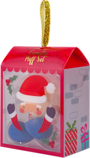 Set spugnette make-up Babbo Natale simplepleasures