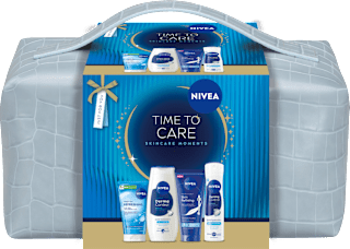 Подаръчен комплект Time to Care + козметичен несесер NIVEA