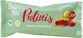 Schokolade Pralinis Matcha Raspberry Lini's Bites