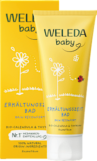 Nechtíkový kúpeľ pri nachladnutí WELEDA baby