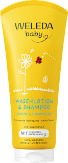 Baby Waschlotion & Shampoo Calendula WELEDA baby