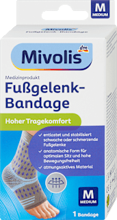 Bandage Fußgelenk Gr. M Mivolis