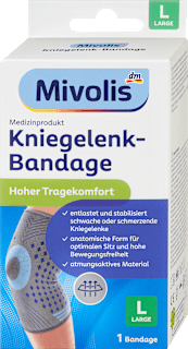 Kniegelenk-Bandage Gr. L Mivolis
