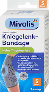 Kniegelenk-Bandage Gr. S Mivolis
