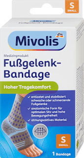 Fußgelenk-Bandage Gr. S Mivolis