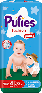 Пелени гащички Fashion&Nature, Maxi, Размер 4 (9-15 kg) Pufies