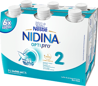 Latte di proseguimento liquido 2 Nestlé Nidina