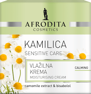 Vlažilna krema Kamilica Sensitive Care AFRODITA