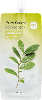 Kremowa maseczka do twarzy Pure Source pocket pack Green Tea MISSHA