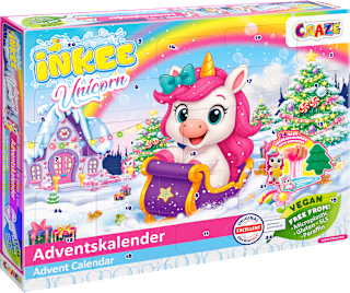 Kalendarz adwentowy Unicorn Inkee CRAZE