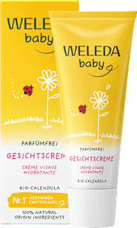 Nechtíkový pleťový krém bez parfumácie WELEDA baby