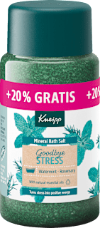 Kryształki do kąpieli z soli mineralnej Goodbye Stress Kneipp