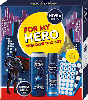 Подаръчен комплект за мъже For my Hero NIVEA MEN