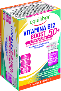 VITAMINA B12 BOOST 50+ ZERO ZUCCHERI equilibra