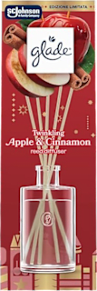Profumatore per ambienti Twinkling Apple and Cinnamon con bastoncini glade