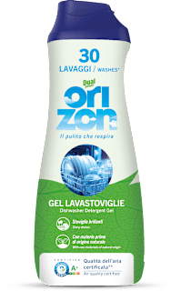 Gel lavastoviglie 30 lavaggi Dual power orizon