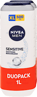 Tusfürdő Sensitive 2x500ml NIVEA MEN