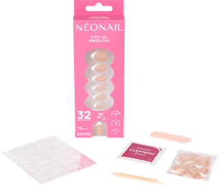 Künstliche Nägel Press Ons Medium Almond Perfect French NÉONAIL