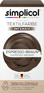 Textilfarbe intensiv Espresso-Braun Simplicol