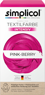 Textilfarbe intensiv Pink-Berry Simplicol