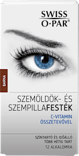 Szempilla és szemöldök festék, barna Swiss-O-Par