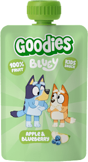Ovocná kapsička Bluey jablko čučoriedka Goodies