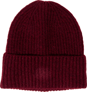 Kapa Beanie mit Patch recycled tamno ljubičasta PURSET
