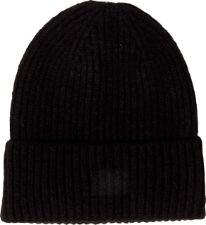  Kapa Beanie mit Patch recycled crna PURSET