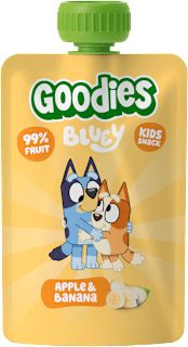 Ovocná kapsička Bluey jablko banán Goodies