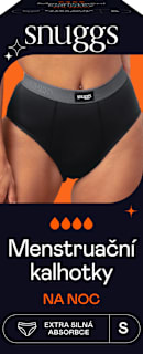 menstruační kalhotky Na noc, velikost S snuggs