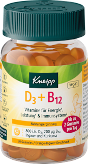 Vitamin D3 plus B12 Gummies Kneipp