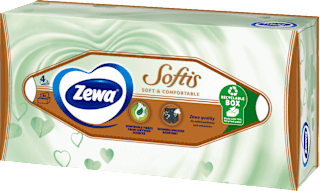 Козметични кърпички Natural Soft Zewa
