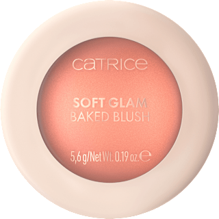 Róż wypiekany rozświetlający Soft Glam Baked Blush 020 Peachy Breeze CATRICE