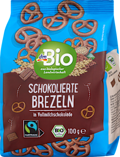 bio preclíky v mléčné čokoládě dmBio