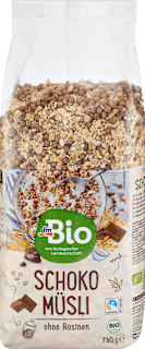 Müsli Schoko ohne Rosinen dmBio