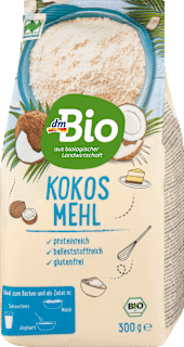 Kokosová múčka zo sušenej kokosovej dužiny dmBio