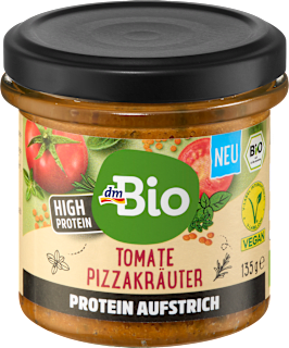 Proteinaufstrich Tomate Pizzakräuter dmBio