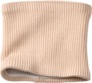 Loop Schal mit Ripp-Struktur, beige PUSBLU
