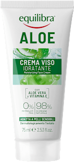 Crema viso idratante con aloe vera equilibra