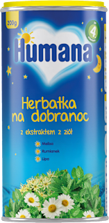 Herbatka na dobranoc dla niemowląt po 4. miesiącu życia Humana